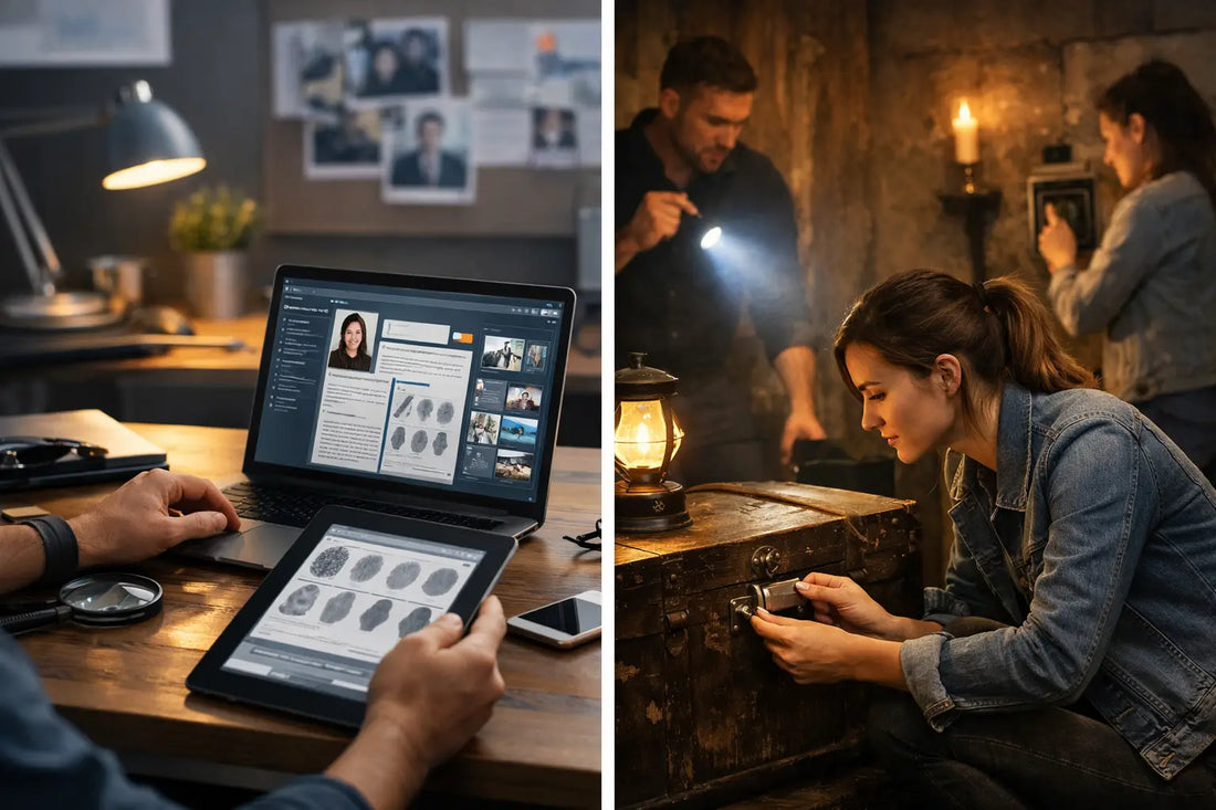 Digital Case File vs Escape Room