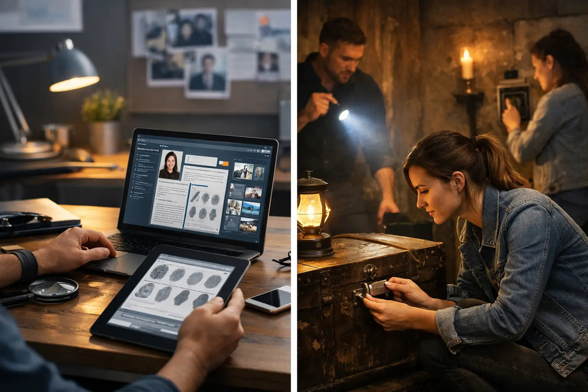 Digital Case File vs Escape Room